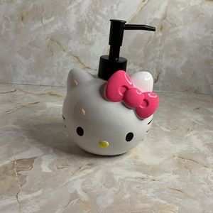 Hello kitty: soap/ lotion dispenser.